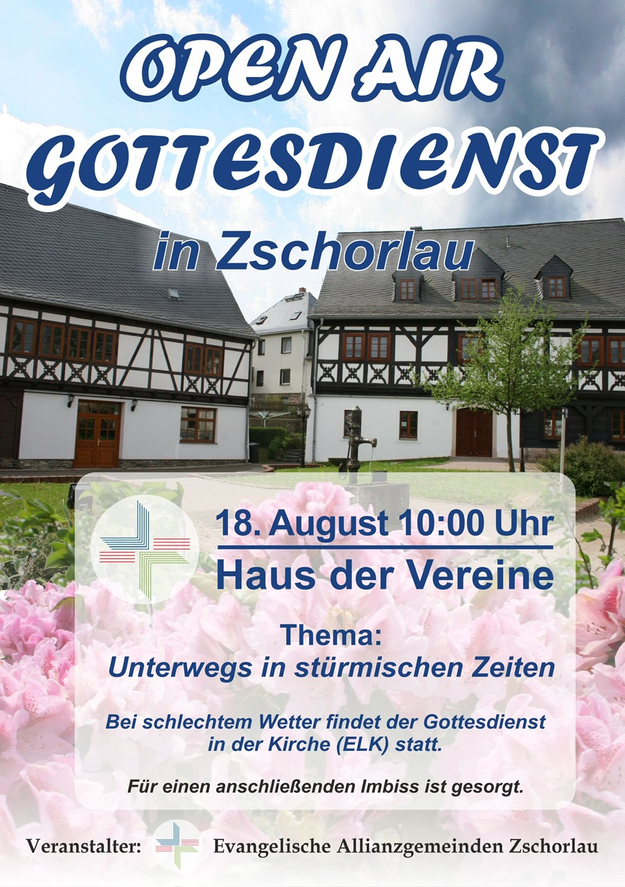OpenAir Allianzgottesdienst in Zschorlau