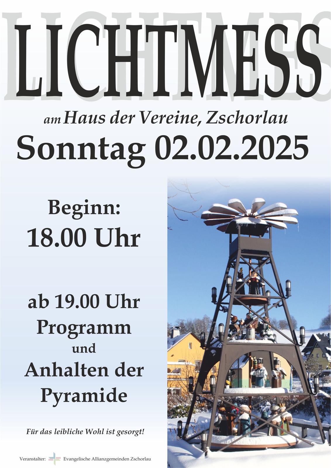 Lichtmess-Feier Zschorlau 02.02.2025 Lichtmess-Feier Zschorlau 02.02.2025